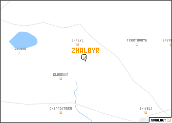 map of Zhalbyr