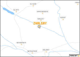 map of Zhalgay