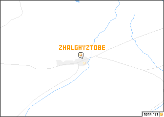 map of Zhalghyztobe