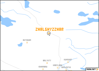 map of Zhalghyzzhar