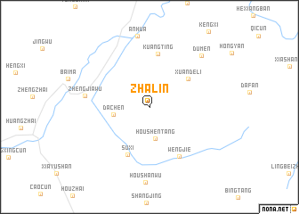 map of Zhalin