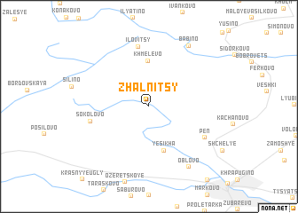 map of Zhalnitsy