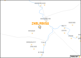 map of Zhalpaksu