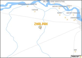map of Zhalpak