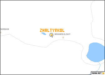 map of Zhaltyrkolʼ