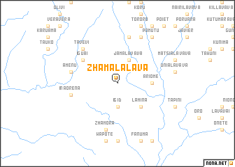 map of Zhamalalava
