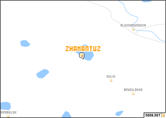 map of Zhamantuz
