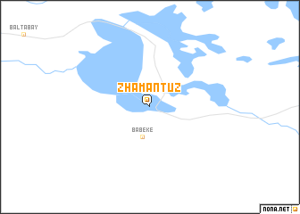 map of Zhamantuz