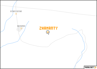 map of Zhamanty