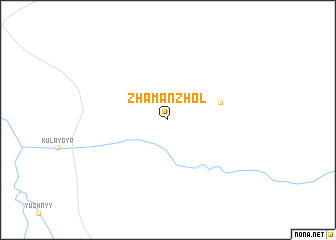 map of Zhamanzhol