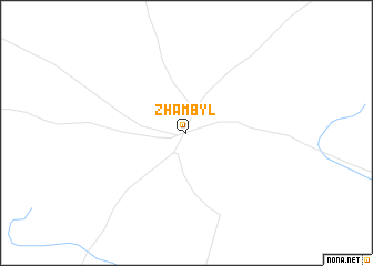 map of Zhambyl