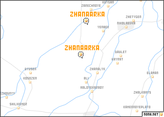 map of Zhanaarka