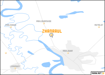 map of Zhanaaul