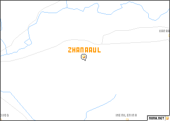 map of Zhanaaul