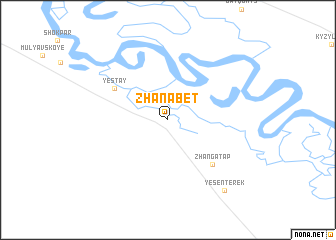 map of Zhanabet