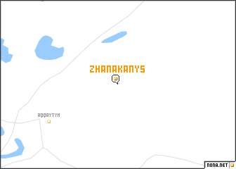 map of Zhanakanys