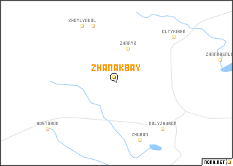 map of Zhanakbay