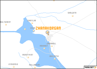 map of Zhanakorgan