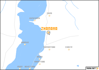 map of Zhanama