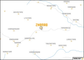 map of Zhan\
