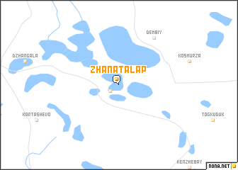 map of Zhanatalap