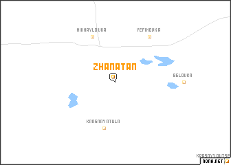 map of Zhanatan