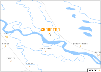 map of Zhanatan