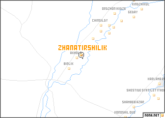 map of Zhanatirshilik