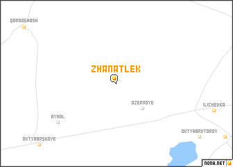 map of Zhanatlek