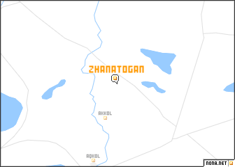 map of Zhanatogan