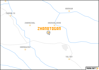 map of Zhanatogan