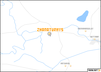 map of Zhanaturmys