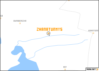 map of Zhanaturmys