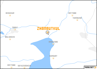 map of Zhana-Utkulʼ