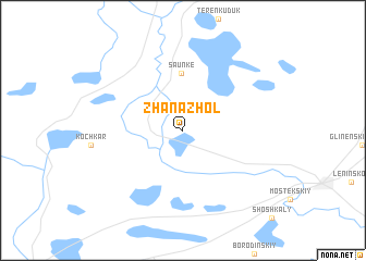 map of Zhanazhol