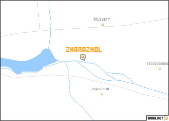 map of Zhanazhol