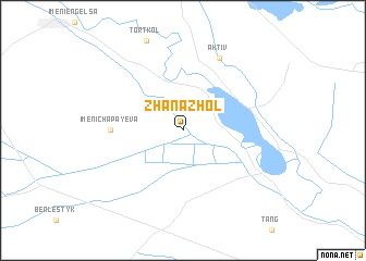 map of Zhanazhol