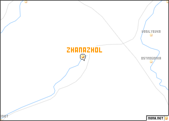 map of Zhanazhol