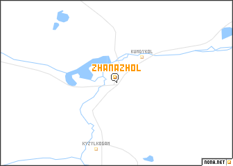 map of Zhanazhol