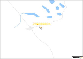 map of Zhanbobek