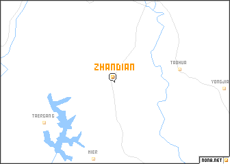 map of Zhandian