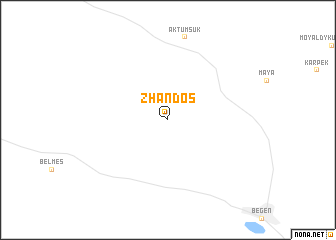 map of Zhandos