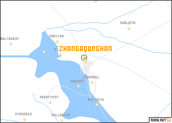 map of Zhangaqorghan