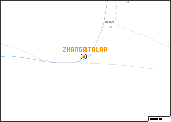 map of Zhangatalap