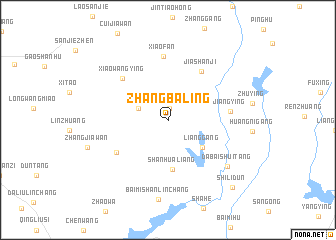 map of Zhangbaling