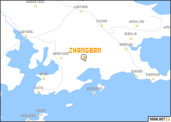 map of Zhangban