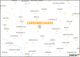 map of Zhangbaozhuang