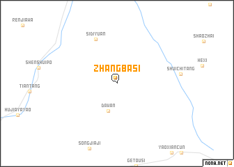 map of Zhangbasi