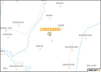 map of Zhangbasi
