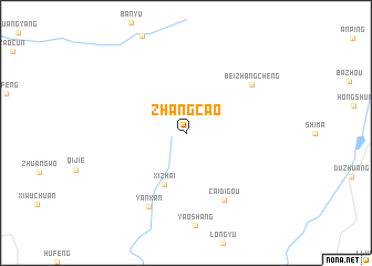 map of Zhangcao